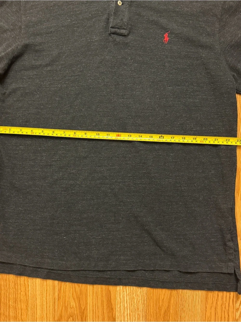 Ralph Lauren Men’s Black Long-Sleeve Polo with Red Pony
